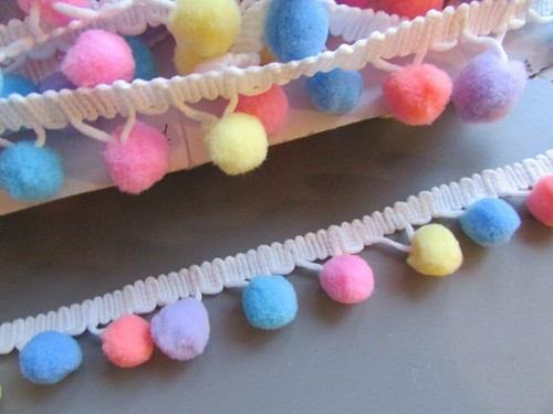 Multi colour pastels pom - pastels,