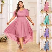 Plus Size Women Chiffon Maxi