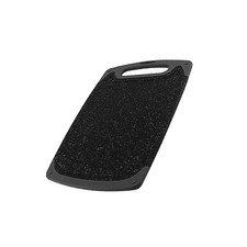 Cutting Board Plastic Granite Effect Double Side Non Slip Chopping Board 25x15cm