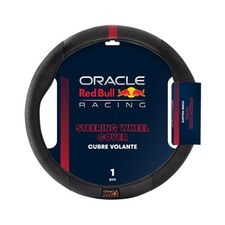 FOR AUDI A4 AVANT - RED BULL RACING STEERING WHEEL COVER RED CAR