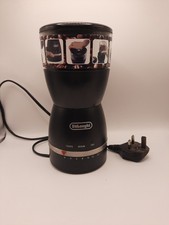 Electric Coffee Grinder Delonghi KG49 Black Coffee Bean Mill 170w UK Plug