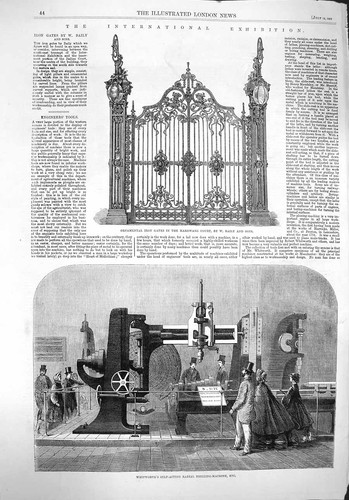Original old antique print - old,