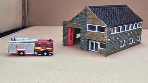 Gauge rural fire station - n,