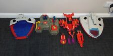 Vintage Bluebird Manta Force: 2 Command Ships, Red Venom, Battle Fortress Bundle