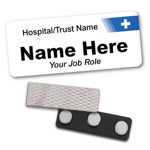 Hospital name badge - name,