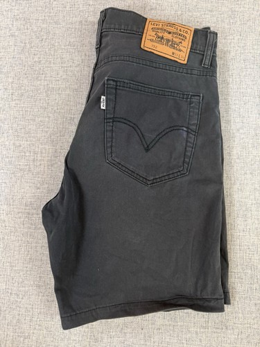 Levi 752 black shorts w33 - black,
