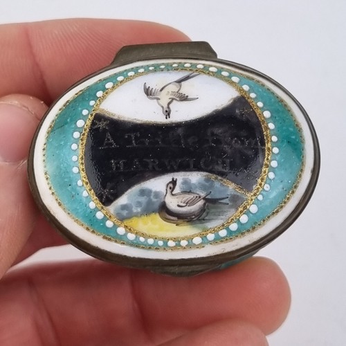 Antique 18thc bilston enamel - 18thc,
