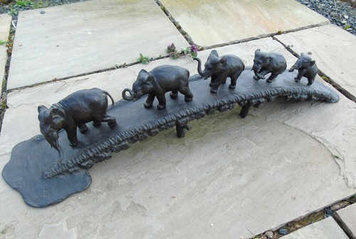 Antique japanese bronze five - antique,