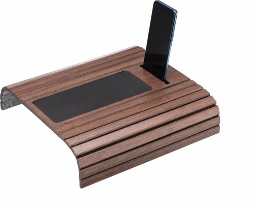 Flexible wooden sofa arm - arm, tray