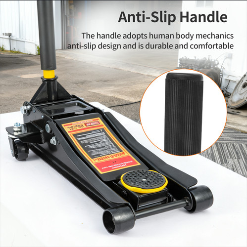 Durable steel trolley jack - steel, 3