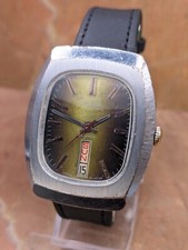 Vintage men's SLAVA dress watch 26  fridge soviet mechanical wristwatch 2428