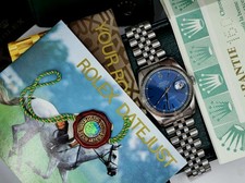 1995 ROLEX DATEJUST 16200 BLUE