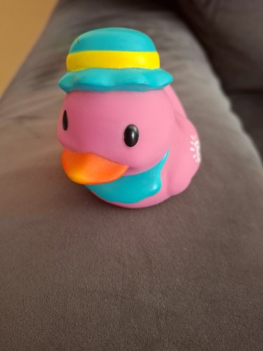 Pink rubber duck - pink,