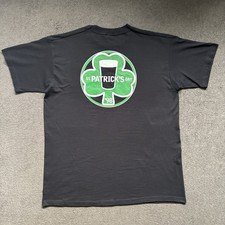 Vintage 90s Guinness St Patrick’s Day 1998 Screen Stars T-Shirt (XL) Black