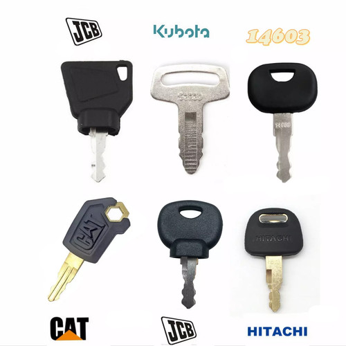 6pcs excavator key for - 6pcs, jcb