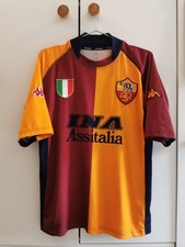 AS Roma Home European Shirt  2001/02