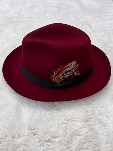 Fedora hat 100 wool - hat, –