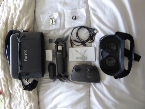 Anafi drone with two batteries - drone,
