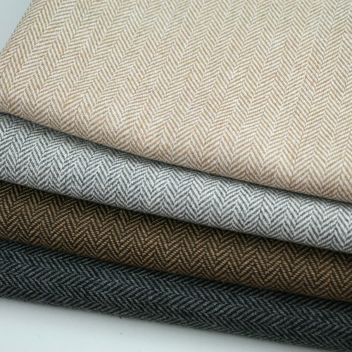 Herringbone tweed wool blend - herringbone,