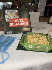 Vintage Travel Scrabble Game by Spears Games with Clip In Tiles COMPLETE