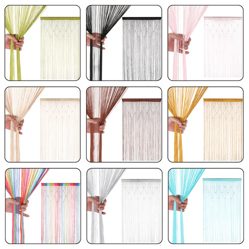 String curtain panels door - string, fly