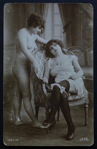 Vintage two women nude - two,