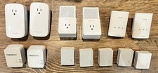 Lot of 13 Powerline Ethernet Adapters (TP-Link, D-Link, TrendNet)