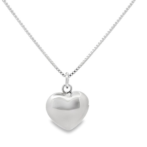 925 sterling silver puff love - sterling,