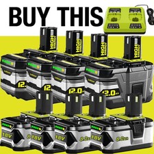 9.0/12.0Ah For Ryobi 18V