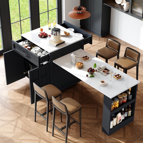 Extendable kitchen island - extendable,