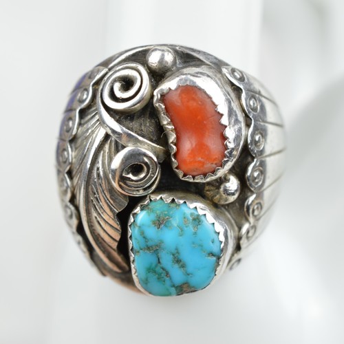 Vintage navajo mens sterling - navajo,