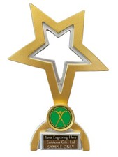 Shinty Sticks (B) Classic Star Trophy Award Engraved Free