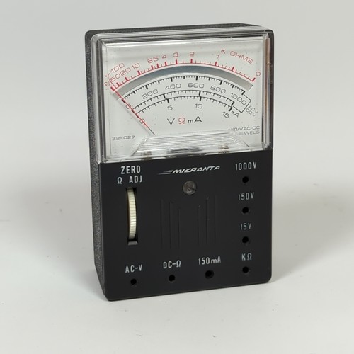 Micronta analog multimeter - micronta,