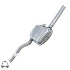 Stainless Steel Rear Exhaust Muffler fits: 2005-2007 Ford Focus 2.0L