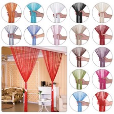 String curtain hanging beaded - string,