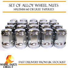 Alloy Wheel Nuts (20) 14x1.5 Bolts Tapered for Ford S-Max [Mk1] 06-10