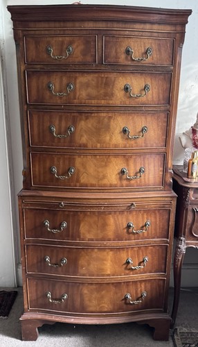 Vintage serpentine mahogany - serpentine,