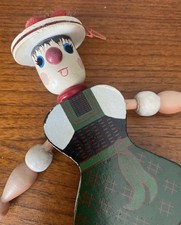 Toy Wooden Jumping Jack Pull