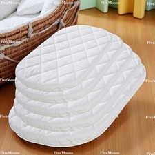 Baby Moses Pram Bassinet Basket 4CM Extra Thick Quilted firm Mattress all sizes