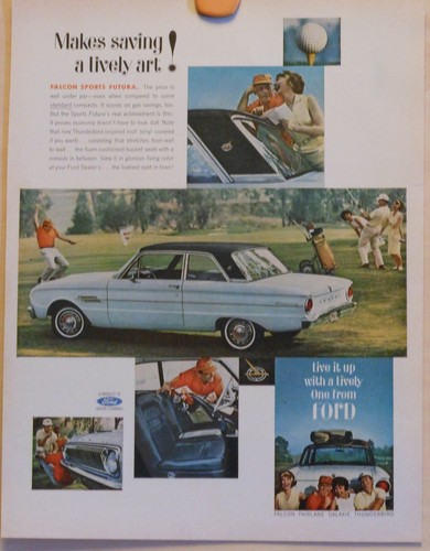 Vintage 1961 for - ad, ford