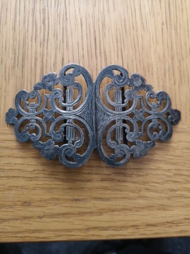Antique silver nurses belt - nurses,