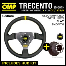 PEUGEOT 106 RALLYE PAS 96- OMP SMOOTH LEATHER 300mm TRECENTO STEERING WHEEL