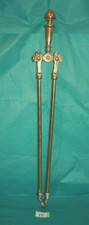 Coal Tongs Tong Fireplace Fire Irons Antique Accessories ref 19B(FREE UK POSTAGE