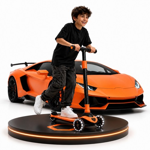 Kids wheel scooter with - kids,