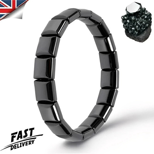 Hematite bracelet magnetic - hematite,