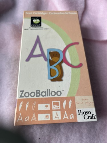 Cricut zooballoo alphabet - cricut,