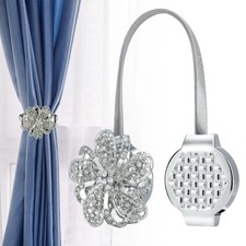 Magnetic curtain tiebacks - magnetic,