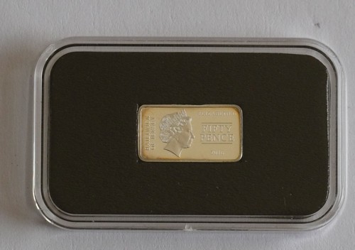 Pence silver coin - 50,