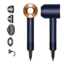 New Hair Dryer 1600W DysonSupersonicHD08 Blue/Copper Model With Accessory Kit