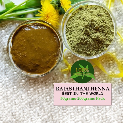 Natural hair dye - natural, powder
